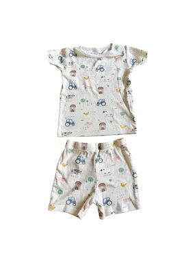 Organic Cotton Farm Short Sleeve Pj’s size 18-24 months